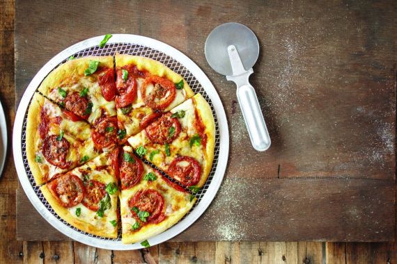 Domácí pizza těsto z mixéru Vitamix Mixér Vitamix pro přípravu domácího těsta na pizzu