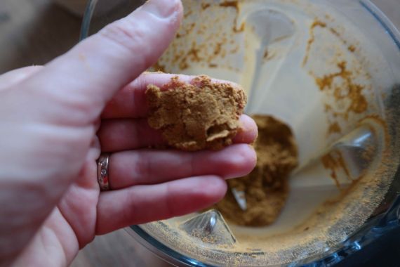 Rozmixované bylinky v mixéru Vitamix Mixování bylinek ve Vitamix