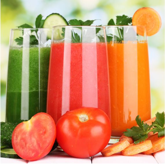 Domácí ovocné šťávy Ovocné šťávy z odšťavňovače
