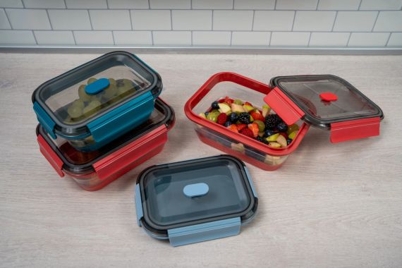Skládací silikonové boxy Lurch pro uchování potravin Silikonové boxy Lurch: flexibilní a stabilní uložení potravin