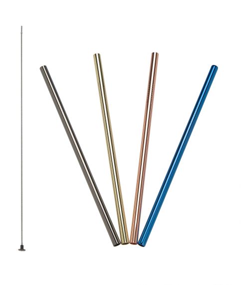 Nerezová barevná brčka Nerezová barevná brčka