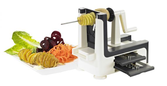 Kreativní spirály ze zeleniny a ovoce: Spiralizér Lurch v akci Spirálový kráječ Lurch