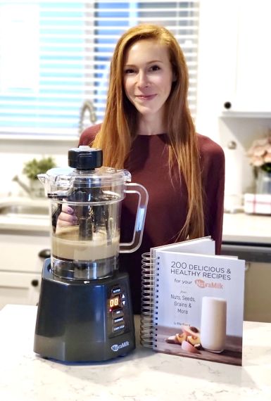 NutraMilk výrobník rostlinného mléka a másla Rychlá příprava másla i mléka s NutraMilkem