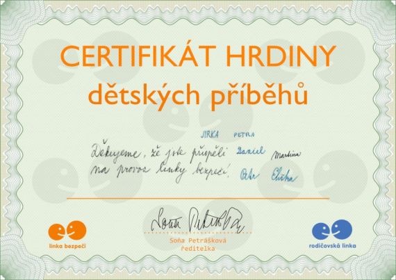 Certifikát